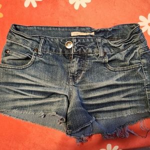 Forever 21 denim shorts, size 25, medium wash